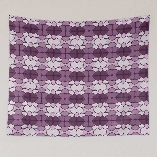 Item preview, Geometric seamless pattern with diamond tiles in dusty pink and white vector background designed and sold by Manyart13031992.