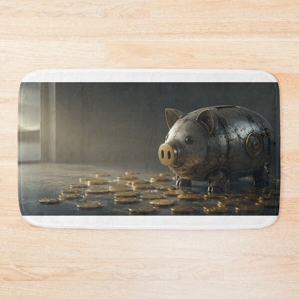 Item preview, Steampunk Piggy Bank and Gold Coins designed and sold by kuradoshanon.