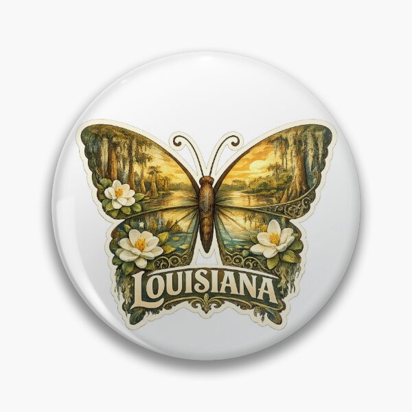 Item preview, Louuisiana State Soul Butterfly designed and sold by Whimspired By Paxx.