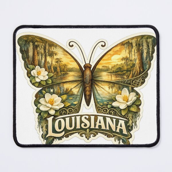 Item preview, Louuisiana State Soul Butterfly designed and sold by Whimspired By Paxx.
