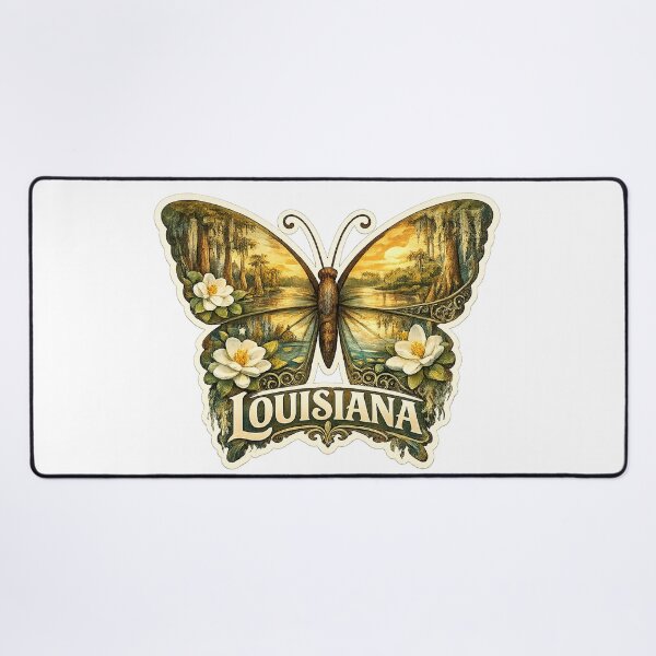 Item preview, Louuisiana State Soul Butterfly designed and sold by Whimspired By Paxx.