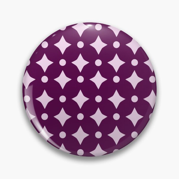 Item preview, Retro Burgundy and Lavender Diamond Star - Geometric Mod Pattern designed and sold by UniqueDesign751.