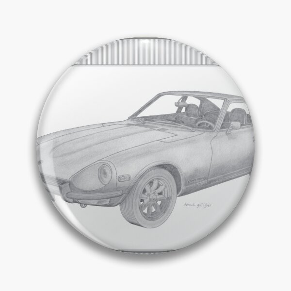 Item preview, Datsun 240Z Series 1 3 Door Coupé Hand-drawn designed and sold by Classic Car Art Drawings.