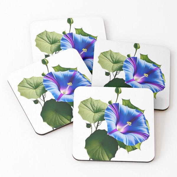 Item preview, Blue Morning Glory Botanical Bloom designed and sold by theSilvaRoom.