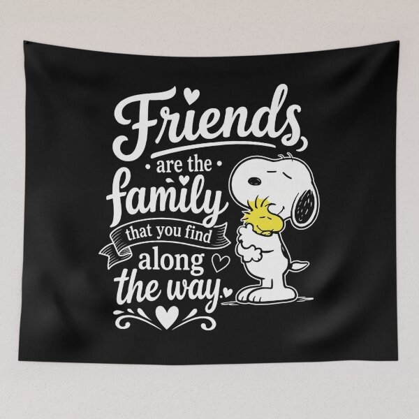 Item preview, Snoopy And Woodstock Friends Are Family Quote designed and sold by DamianRoy88.