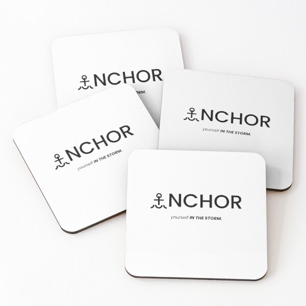 Item preview, Anchor Yourself In The Storm Minimalist Typography Design designed and sold by VanSum.