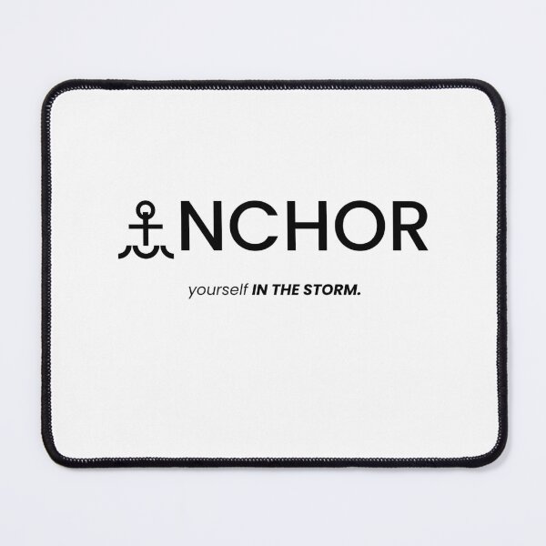 Item preview, Anchor Yourself In The Storm Minimalist Typography Design designed and sold by VanSum.