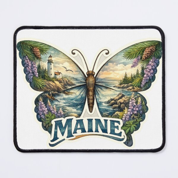 Item preview, Maine State Soul Butterfly designed and sold by Whimspired By Paxx.