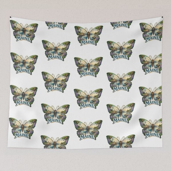 Item preview, Maine State Soul Butterfly designed and sold by Whimspired By Paxx.