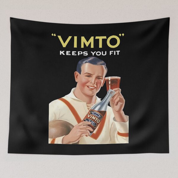 Item preview, Vimto Keeps You Fit Squash Cordial Vintage Meme designed and sold by MimicMiniatures.