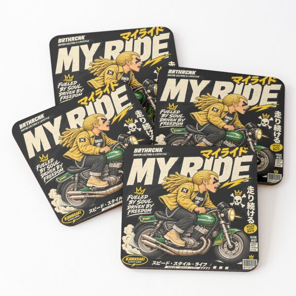 Item preview, MY RIDE Issue 07 Fueled By Soul - Kawasaki Custom Bike Art designed and sold by BRTHRCNK01.