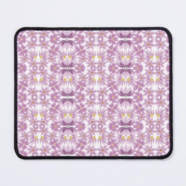 Item preview, Purple watercolor floral seamless pattern background with delicate cosmos flowers designed and sold by Manyart13031992.