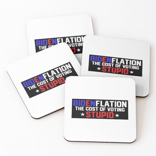 Item preview, Bidenflation The Coast Of Voting Stupid Funny Political Anti Biden Bumper designed and sold by Enchans.