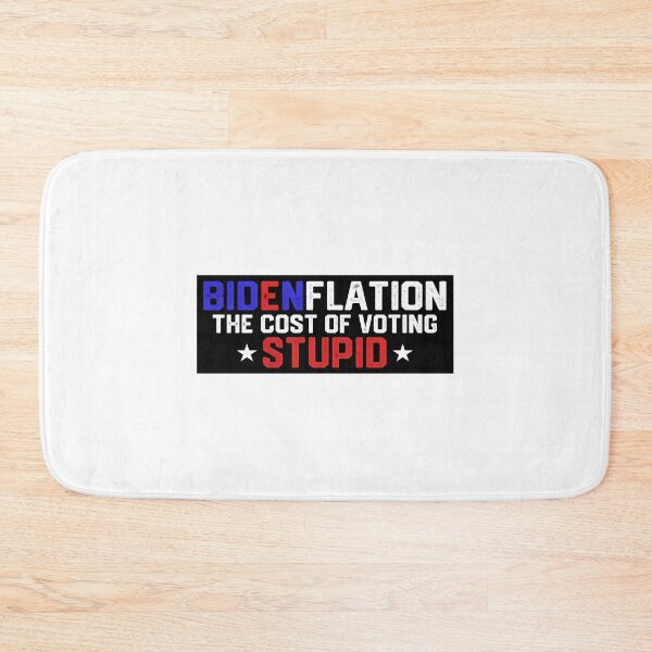 Item preview, Bidenflation The Coast Of Voting Stupid Funny Political Anti Biden Bumper designed and sold by Enchans.