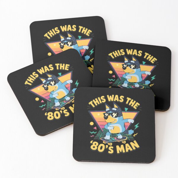 Item preview, Bluey 80s Dab Sunset designed and sold by TijanaARTSt88.