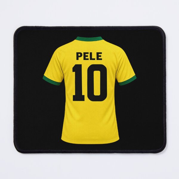 Item preview, Pelé Jersey 10 Brazil Football Legend – Retro Brazilian Soccer Design designed and sold by FutureTraveller.