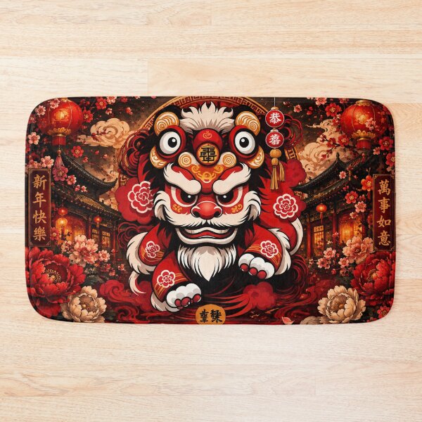 Item preview, Guardian Lion: Prosperity, Fortune, and the Spirit of the New Year designed and sold by Fei Long Design Hub.