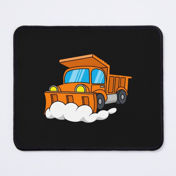 Item preview, 1....Orange Snowplow Truck Cartoon Art designed and sold by drexelalb.