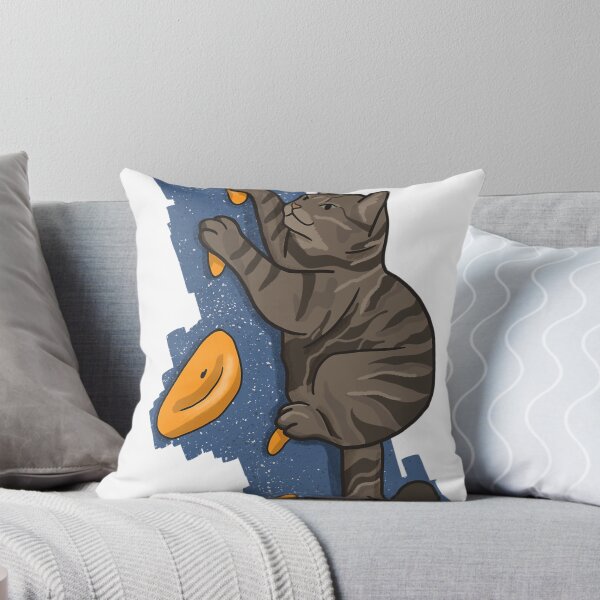 Item preview, Playful Tabby Cat Chasing Orange Fish designed and sold by Jorrevn.