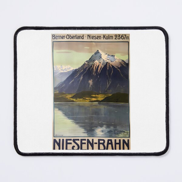 Artikelvorschau, Niesen-Bahn Vintage Reiseplakat entworfen und verkauft von OnJaysWingss.