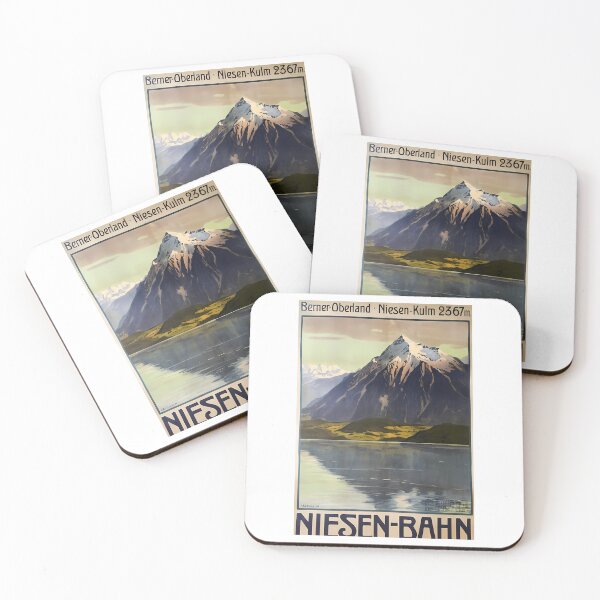 Item preview, Niesen-Bahn Vintage Travel Poster designed and sold by OnJaysWingss.