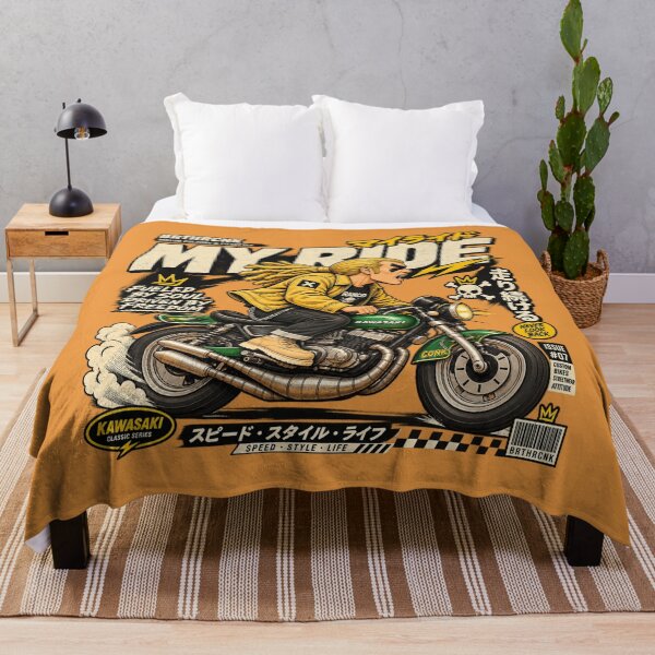 Item preview, Kawasaki Classic Series Green Cafe Racer - Custom Bike Illustration designed and sold by BRTHRCNK01.