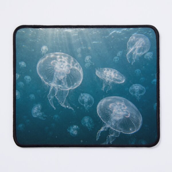 Item preview, Jellyfish Underwater | Ethereal Ocean Wildlife Wall Art | Marine Life Canvas designed and sold by ApexAnimal Art.