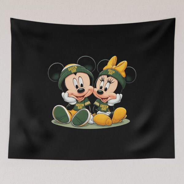 Item preview, Mickey Minnie Green Bay Fans designed and sold by AngelGuti34087.