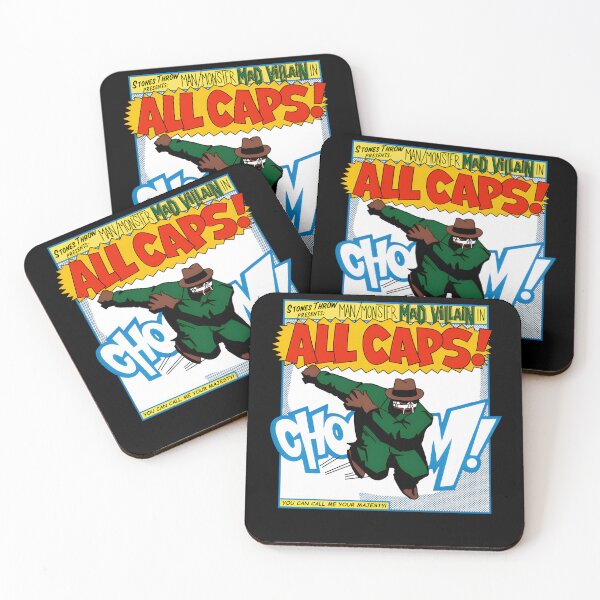 Item preview, MF Doom All Caps! (Madvillainy Album) designed and sold by MimicMiniatures.