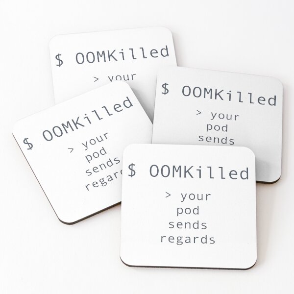 Item preview, OOMKilled Your Pod Sends Regards Shirt designed and sold by Power Designs.
