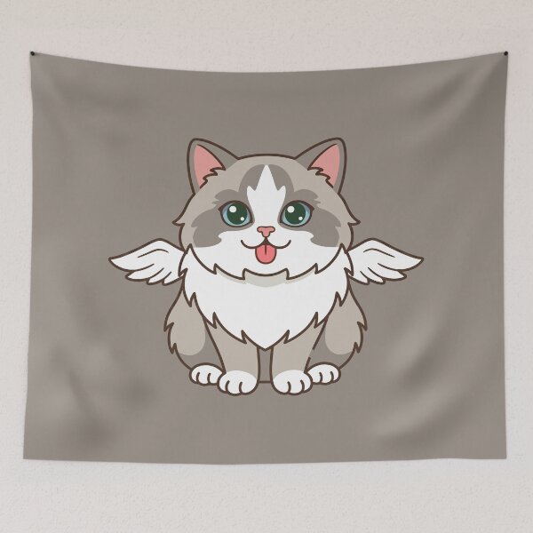 Item preview, cat can fly designed and sold by tindian.