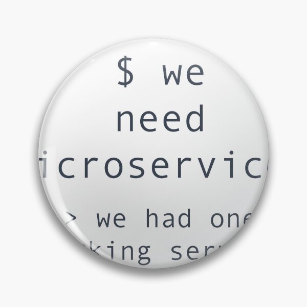Item preview, We Need Microservices One Service Worked Shirt designed and sold by Power Designs.