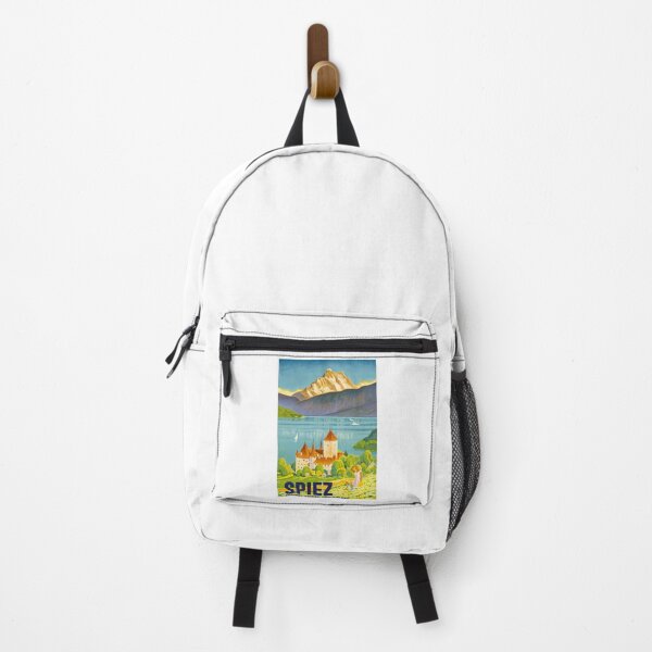 Item preview, Spiez Suisse Travel Poster designed and sold by OnJaysWingss.