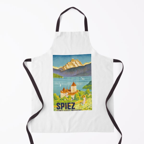 Item preview, Spiez Suisse Travel Poster designed and sold by OnJaysWingss.