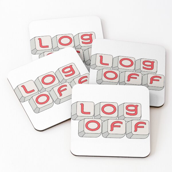 Item preview, log off keyboard letters designed and sold by nileniley.