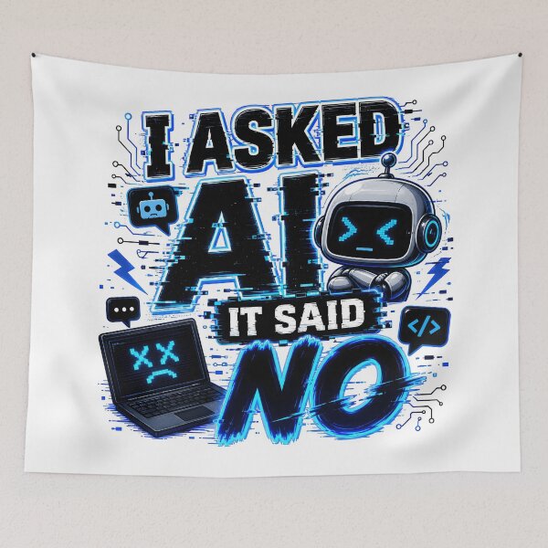 Item preview, artificial intelligence, AI technology, internet meme, tech design designed and sold by TrueArtVibes.