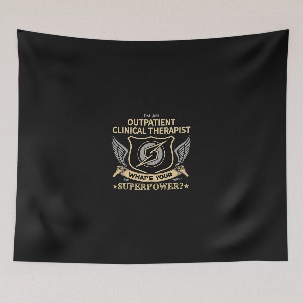 Item preview, Outpatient Clinical Therapist Superpower designed and sold by campsderre.