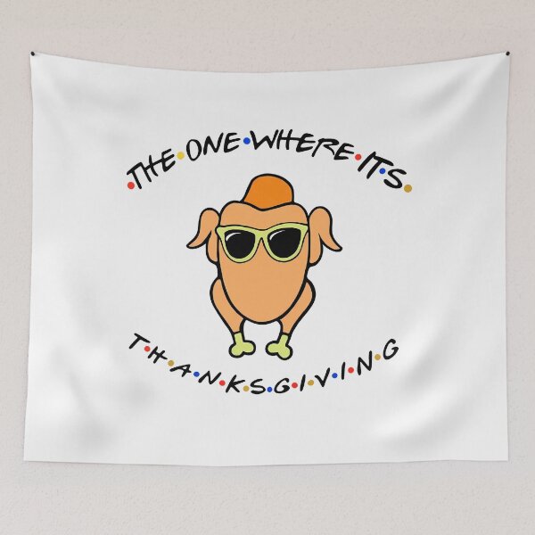 Item preview, Funny The One Where Its Thanksgiving designed and sold by MidzzSky.