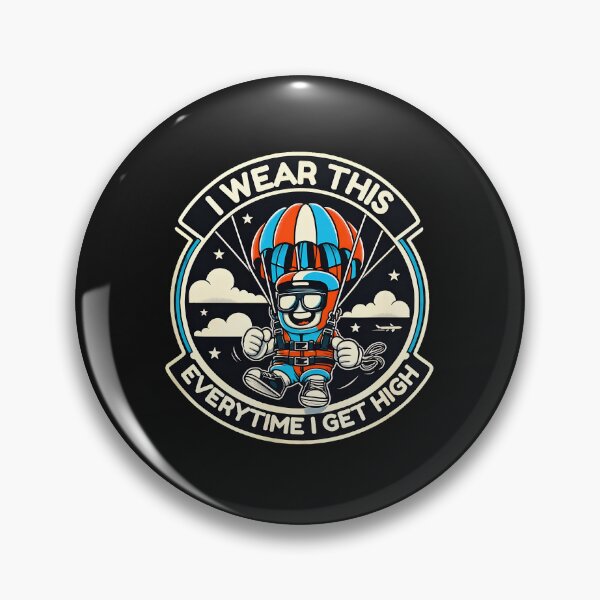 Item preview, Parachutist Emblem "I Wear This Everytime I Get High" designed and sold by drexelalb.