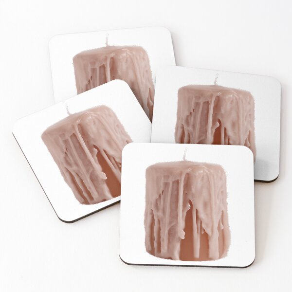 Item preview, Melted Pink Candle designed and sold by TasuDesigners.