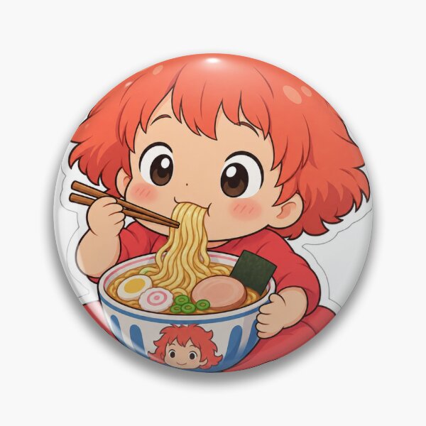 Artikelvorschau, Ponyo knabbert Ramen entworfen und verkauft von made by Chang.
