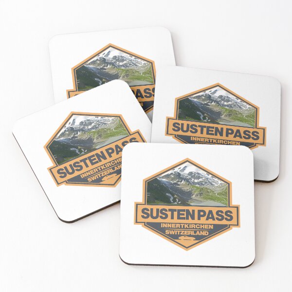 Item preview, Susten Pass Switzerland Travel Art Badge designed and sold by OnJaysWingss.