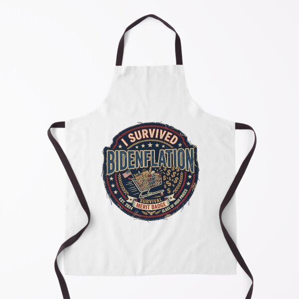 Item preview, I Survived Bidenflation Funny Political Humor T-Shirt Sarcastic Tee designed and sold by Enchans.