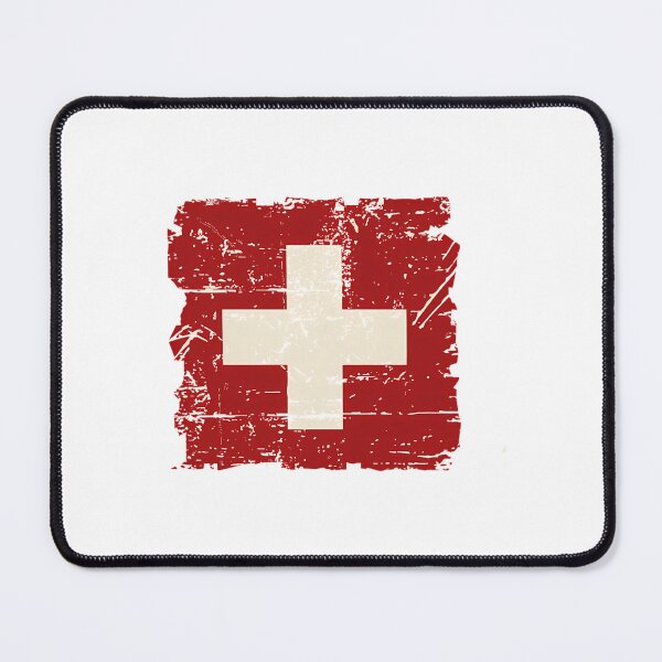 Item preview, Swiss Flag - Vintage Look designed and sold by OnJaysWingss.