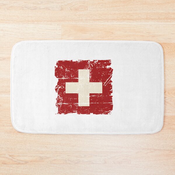 Item preview, Swiss Flag - Vintage Look designed and sold by OnJaysWingss.
