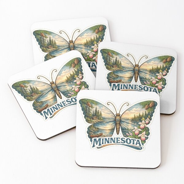 Aperçu de l'œuvre L'âme papillon de l'État du Minnesota créée et vendue par Whimspired By Paxx.
