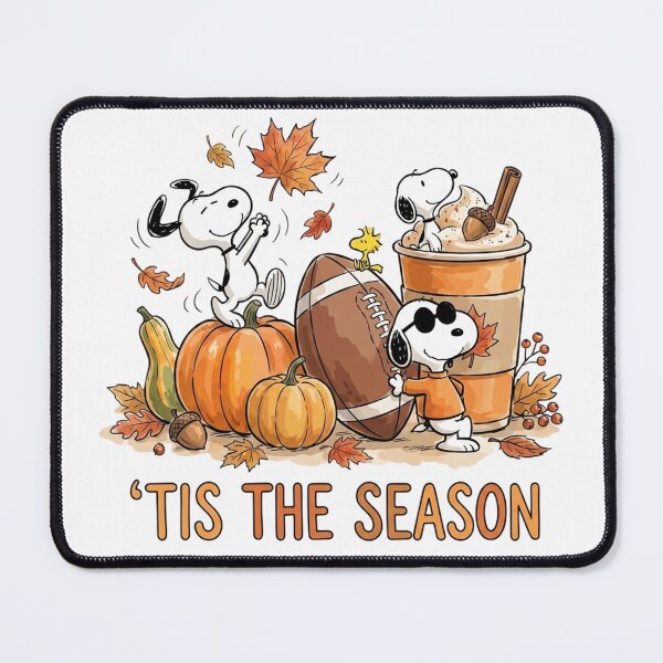 Item preview, Snoopy 'Tis The Season Fall Autumn Pumpkin Spice Football designed and sold by DamianRoy88.