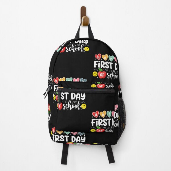 Item preview, Happy First Day of School Cheerful Lettering designed and sold by AlviaAlcedoArt.