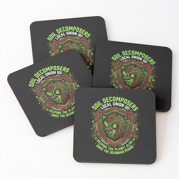 Item preview, Soil Decomposers Union - Eco Punk Botanical Tech Badge designed and sold by SplashTastic.
