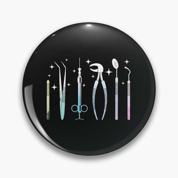 Item preview, Pastel Dental Tools Sparkle Stars Design designed and sold by campsderre.